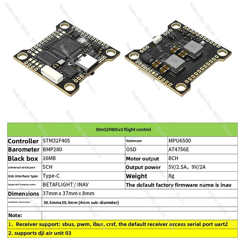 FPV crossover drone flight control main board flying tower F405 Betaflight BF/INAV firmware can hover
