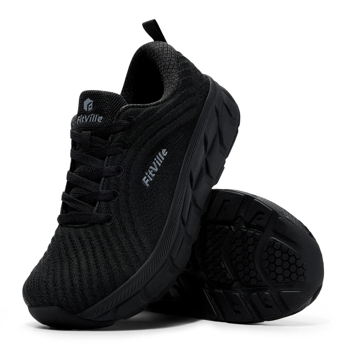 Men’s FlowCore Wide-Fit Walking Shoes | Breathable Lightweight Mesh | Daily Walks, Travel & Casual Wear