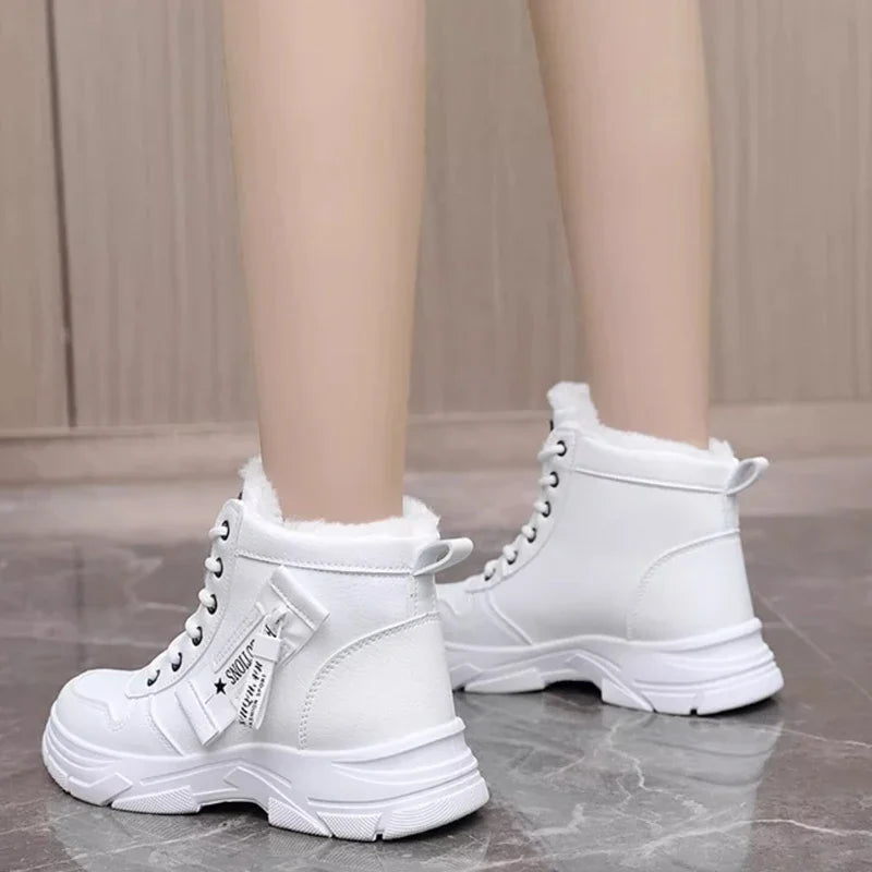 Women's Ankle Boot, Short Boot, Winter Boot with Thick Lining and Insulation, Stylish and Versatile, Thick-Soled Winter Boot
