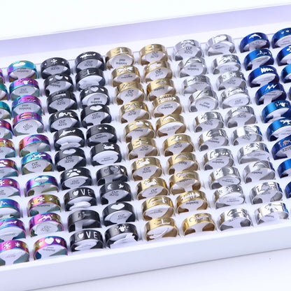 10/20/30/50pcs Classic Fashion Stripe Hollow Colorful Sticker