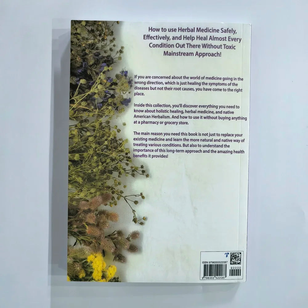 The Herbal Remedies & Natural Medicine Bible The Ultimate Collection Of Healing Herbs And Plants To Grow English Paperback Book
