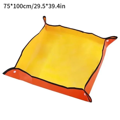 Thickened Waterproof Mats Garden Soil Change Mats Gardening Tools Plant Flower Pot Reusable Transplanting Change Pot Plant Mats