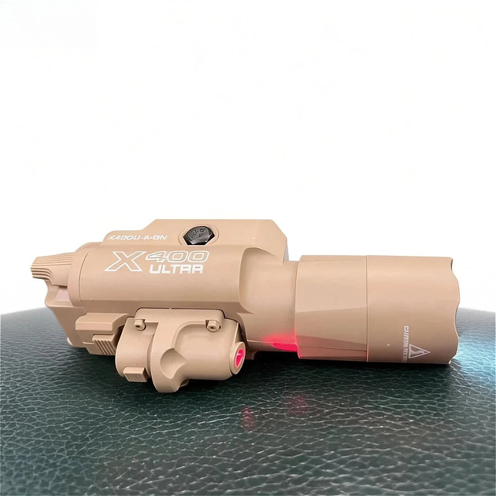 X400U Nylon Infrared Flashlight 200LM Scout Light New Color for 21mm Rail Airsoft Toy Gun