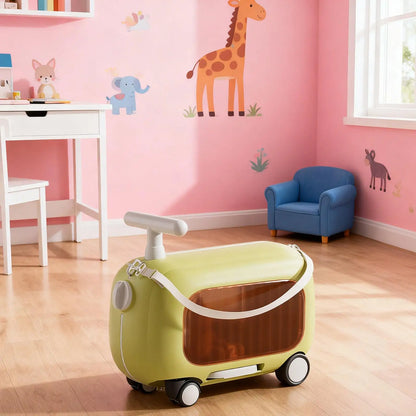 Luggage Case with Wheels Rideable Carry on Storage Carry on Luggage Children's Suitcase Luggage Set Travel Luggage