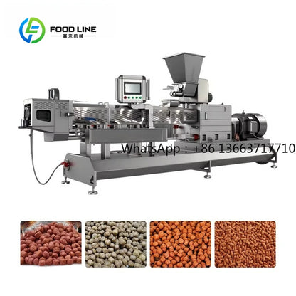 Customized Automatic Full Production Line Dog Food Making Machine Factory Supply Special Pet Food Production Line Commercial Use