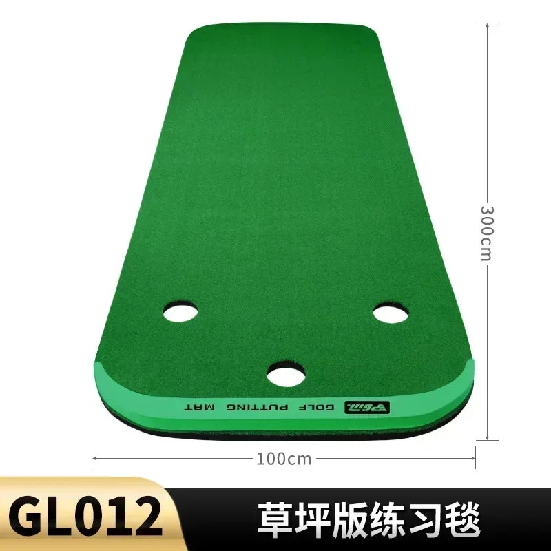 2028PGM Golf Putting Green Indoors Practicing Portable Putting Mini Practice Exercises Blanket Kit Mat Indoor Training GL012