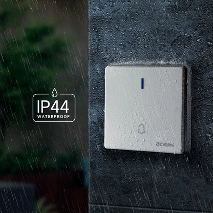 VeryHome Wireless Doorbell Waterproof Self-powered Button Smart Door Bell Sets Home Welcome Outdoor House Chimes  Receiver