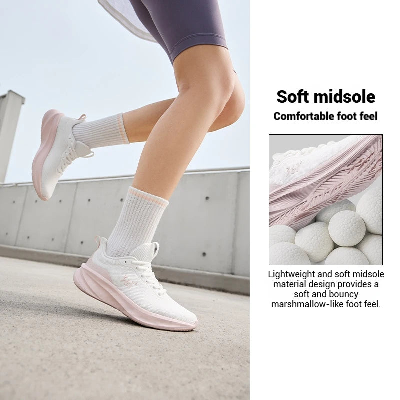 361 Degrees Fengye 5.0 Women's Running Shoes Mesh Rebound Casual Feather-Light Supportive Durable Female Sneaker 682542210F