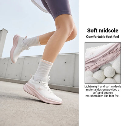 361 Degrees Fengye 5.0 Women's Running Shoes Mesh Rebound Casual Feather-Light Supportive Durable Female Sneaker 682542210F
