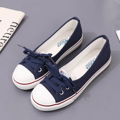 New Women Shoes Fashion Canvas Shallow Casual Shoes for Woman Comfort