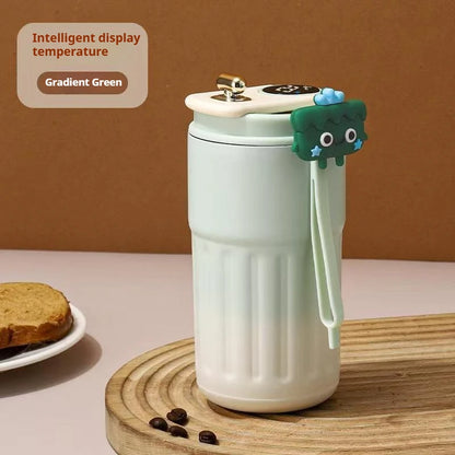 450ML Stainless Steel Thermo Water Bottle LED Temperature Display Coffee Cup Keep Cold and Heat Thermal Mug Travel Vacuum Flask