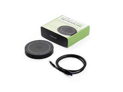 Seeed Studio ReSpeaker Mic Array 4-Mic Circular Array XMOS XVF3800 360° Far-Field Voice Pickup 5m I2S USB AI Audio with Case
