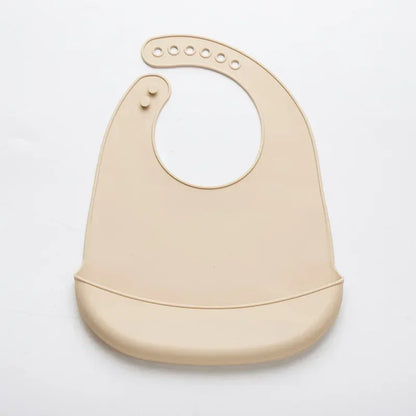 1-3pcs Baby Bib Adjustable Waterproof Bibs Babies Soft Edible Silicone Newborn Saliva Dripping Towel Drooling Scarf BPA Free
