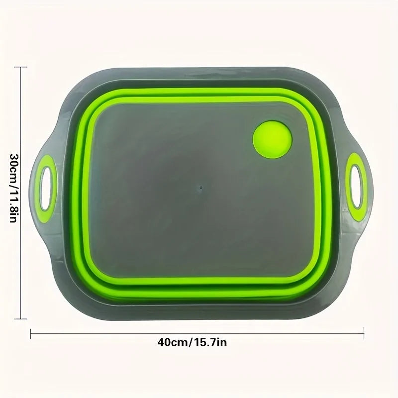 Portable Space Saving Basin with Built-in Sink and Storage Function - Perfect for Outdoor Camping Travel Home Folding Basin