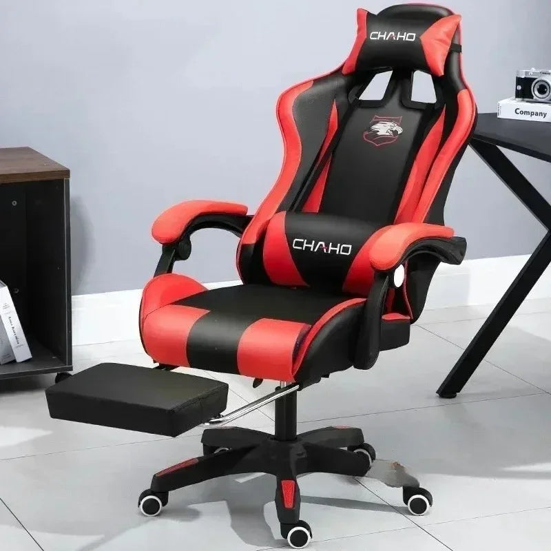 Modern Professional PC Computer Gamer Chair Light Luxury Leather Office Chair Internet Cafe Racing Esports Comfortable Furniture