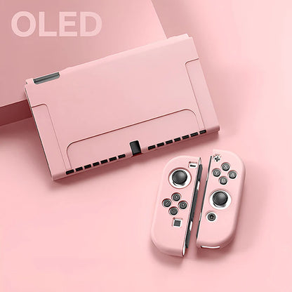 NEW Protective Case Compatible With  Switch OLED Console And Joy-Cons, Switch Can Be Inserted In Dock With Shell