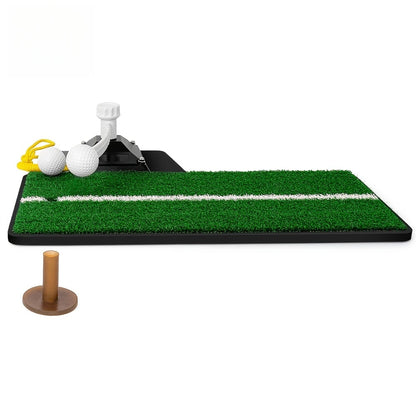 Golf Swing Trainer 2.0 - Adjustable Height Golf Training Equipment - Pure Path Swing Practice Mat - Indoor/Outdoor Home Trainer