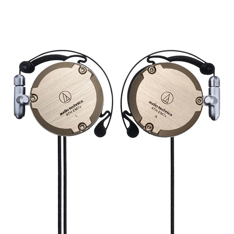 Audio-Technica ATH-EM7X Wired Earhook Headphone 3.5mm Jack Classic Female Vocal Headset, Persona Yuuki Makoto Same Style Earphon
