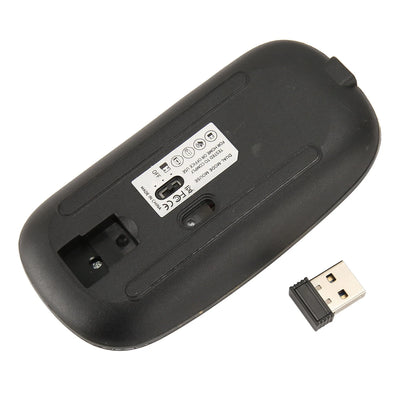【New】Wireless Keyboard Mouse Set Rechargeable Retro  2.4G Wireless Bluetooth Keyboard Mouse Set Wireless PC Keyboard Mouse Set