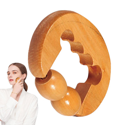 1 Pcs Wooden Massage Roller Tool, Manual Wooden Massager, Wood Back Massage Roller for Neck Leg Back Deep Tissue Muscle Massager