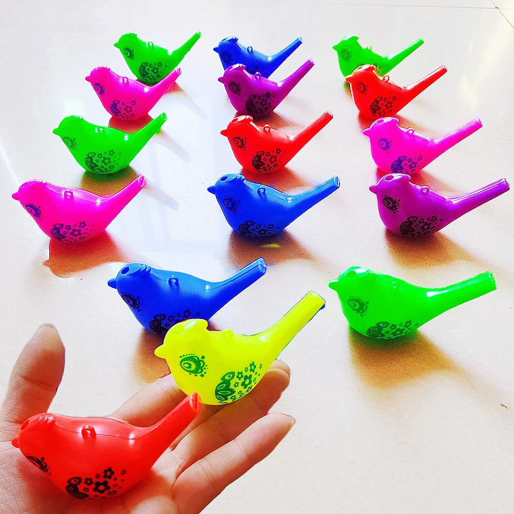 12Pcs Cute Animal Bird Whistle Cheerleading Kids Sports Toy Kids Birthday Party Favor Package Pinata Stuffing Gift