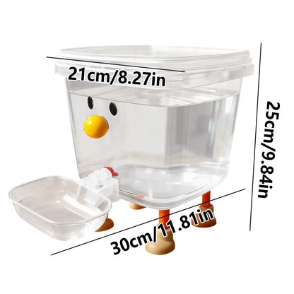3/5L Automatic Pet Water Dispenser Smile Face Auto Cat Dog Fountain Bowl Large Capacity Pet Water Feeder for Home Indoor Use