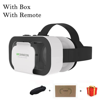 Shinecon VR Glasses 3D Headset Virtual Reality Device Helmet Goggles Lenses Mobile Smartphone Smart Phone Cell Realidade Viar VR