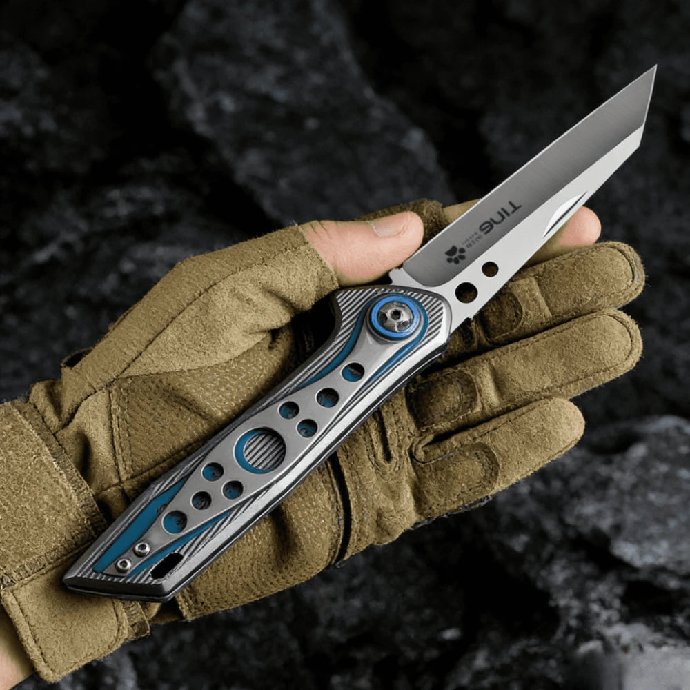 Multi-functional Folding Knife Outdoor Adventure Stainless steel Cutting Knife Pocket Knife Camping Knife High Hardness Small Kn