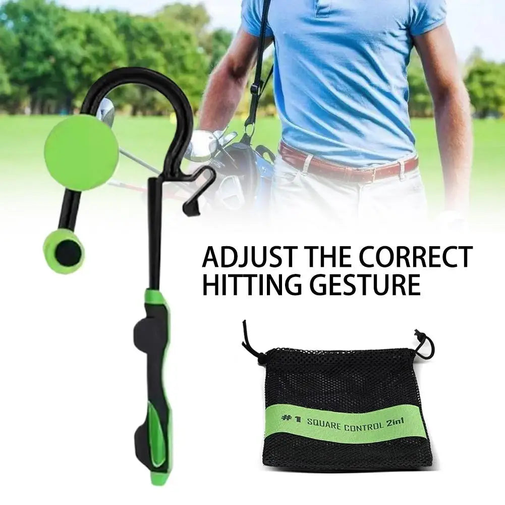 Square Training Grip Postures Trainer Control Tool Golf Swing Instant Feel-Based Feedback Swing Tool Putter Hand Grip Correction