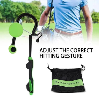 Square Training Grip Postures Trainer Control Tool Golf Swing Instant Feel-Based Feedback Swing Tool Putter Hand Grip Correction