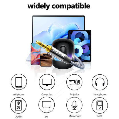 SUNKANDI USB C to Aux 3.5mm Car Audio Cable TRRS Male Headphone Cord HiFi DAC,support Mic , TRRS for iPhone 17,Galaxy S26