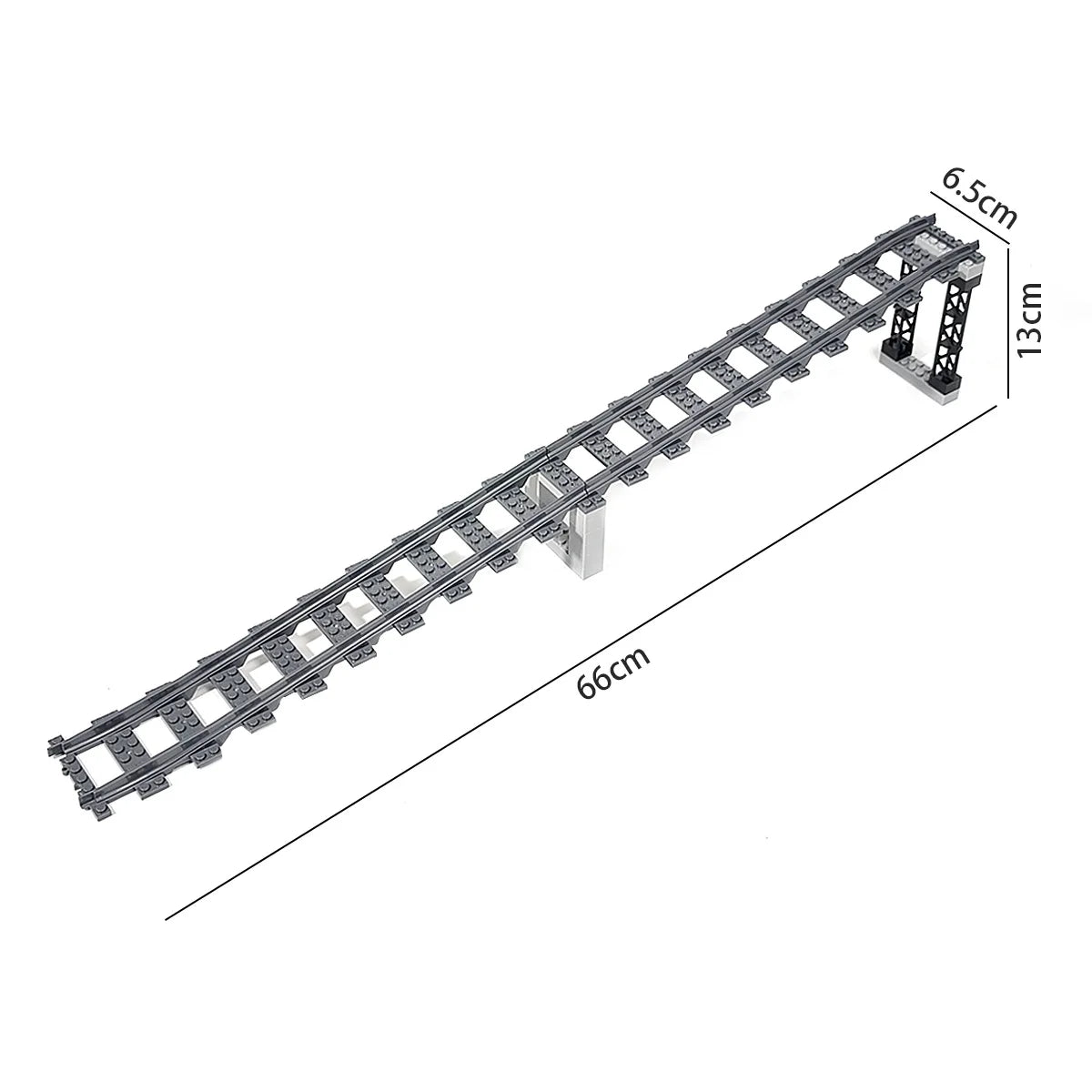 City Trains Railway Flexible Tracks Forked Straight Curved Rails Switch Kids DIY Building Block Bricks Track Toys For Children
