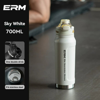 Insulated Water Bottle Stainless Steel Tumble Cycling Cold And Hot Flasks Double Wall Portable With Handle Sports Outdoor Cup