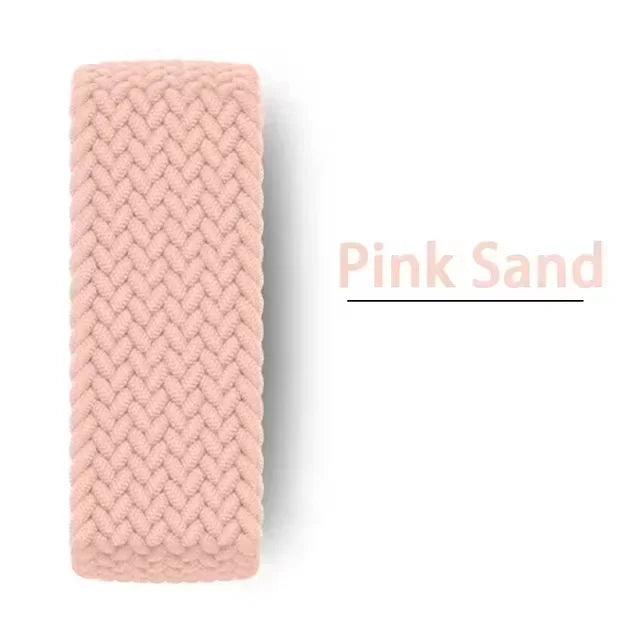 Band For Apple watch Series 10 11 46mm 42mm 9 7 8 5 SE 6 44mm 45mm 40mm 41mm Ultra 49mm bracelet correa Braided Solo Loop Strap