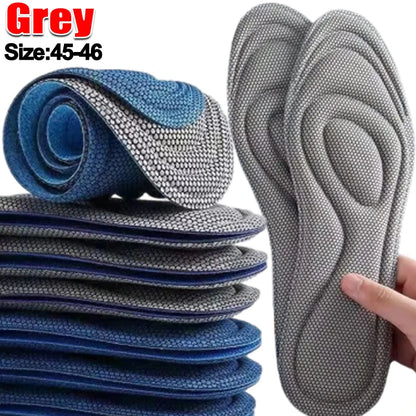 10/20pcs Memory Foam Orthopedic Insoles Shoes Men Women Nano Antibacterial Deodorization Insole Sweat Absorption Running Cushion