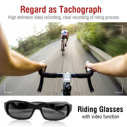 Outdoor Cycling  Glasses Camera HD 1080P Video Take Photo Video Recorder One Button Control Wearable Protable Mini Camera