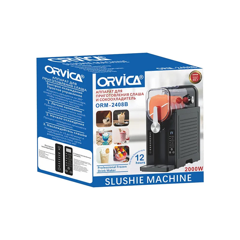 220V Home Slushie Machine Slush Ice Machine Ice Cream Machine Fully Automatic Beverage Slush Machine Snow Melting Machine