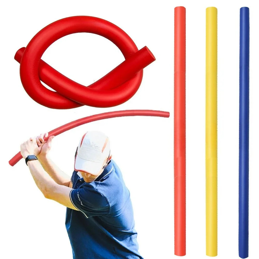 Golf Swing Training Stick Power Swing Trainer Flexible Warm Up Rod Practice Aid For Golf Rhythm And Strength Training