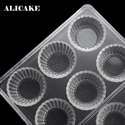 Chocolate Candy Mold Cupcake Shape Baking Polycarbonate Chocolate Molds Confectionery Bonbons Mould Baking Pastry Bakery Tools
