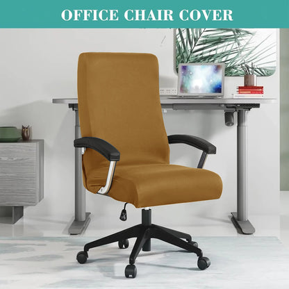Stretch Spandex Office  Chair Covers Anti-dirty Computer Seat Chair Cover Removable Slipcovers