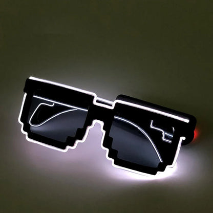Wireless Light Up Glasses,LED Luminous Glasses Glow in the Dark Party Supplies Gift for Party, Dance, DJ, Halloween, Christmas