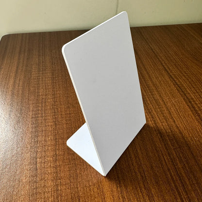 NFC Station table Tag 13.56Mhz programmable Compatible Google Review Card NFC Reviews display bending Card Acrylic Table Sticker