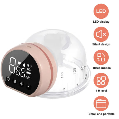 Portable Wearable Electric Breast Pump - Hands-Free Milk Collector for Comfortable Extraction,Breastfeeding Assistant