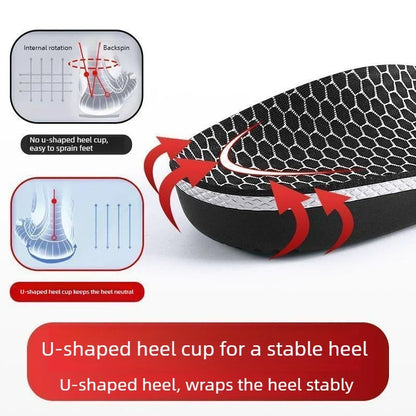 Orthotic Arch Support Sports Insoles 1 Pair Shock Absorbing Graphene Antibacterial Anti-Odor Shoe Pads Foot Pain Relief Running