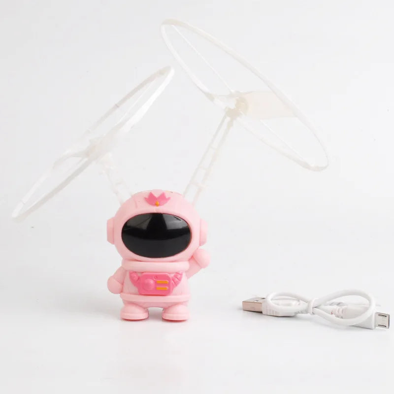 Black Technology Spinning Gyro Flying Suspension Fingertip Colorful Luminous Built-in Battery Toys for Kids Boys Girls Gift Fun