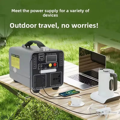 166.5wh/333wh Portable 220v Outdoor Power Bank with Large Capacity for Self-Driving, Camping, and Emergency Backup Power Storage