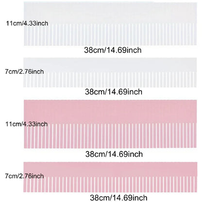 10Pcs Adjustable Drawer Dividers Organizer System for Cupboard Underwear Socks - Household Storage Solution