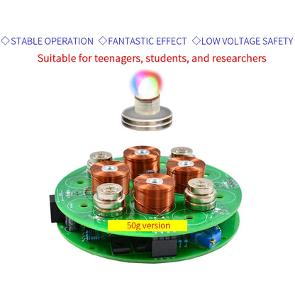 CIRMECH Intelligent Magnetic Levitation Push Type Magnetic Levitation DIY Kit DC12V 2A New Style Suspension Magnetic