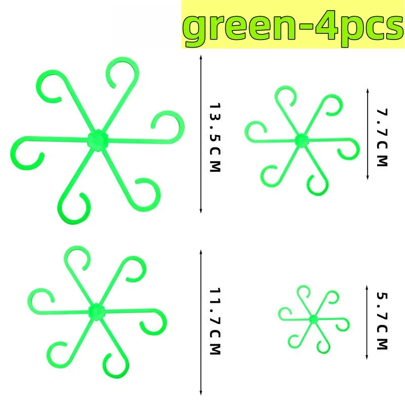 Flower Plant Stem Support Stakes Climbing Houseplant Stand Frame Plastic Garden No Stake Trellis Indoor Plant Holder Rack Hoops