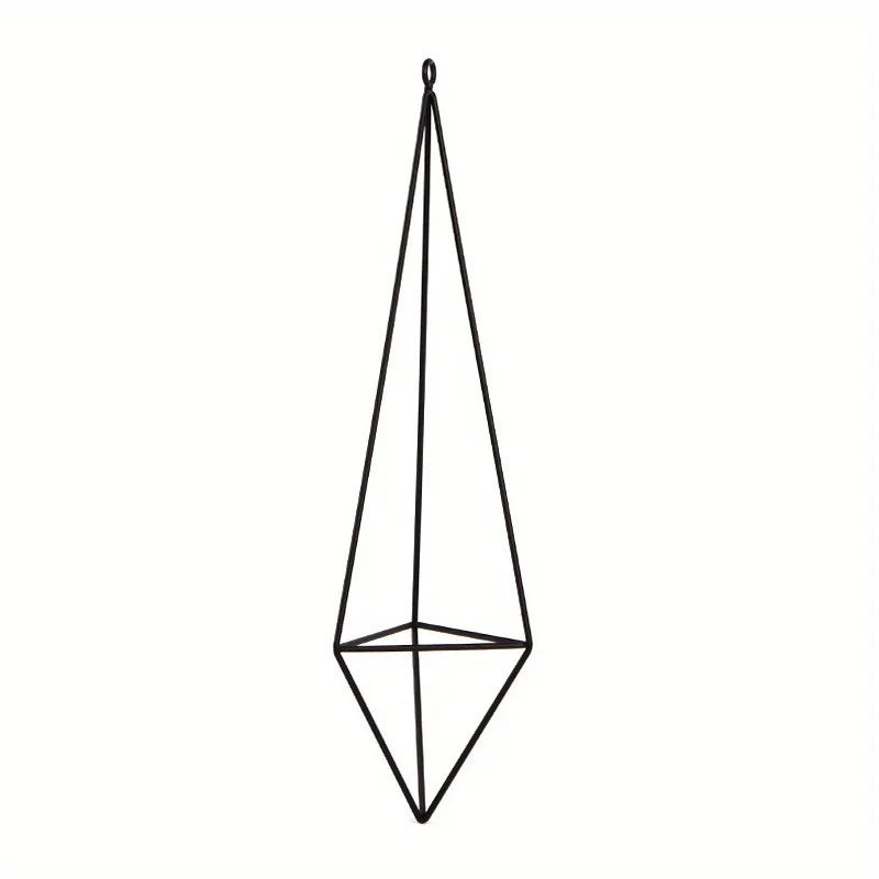 4 Air Plant Stands, Hanging Metal Geometric Stands, Plant Garden Stands, Suitable for Indoor Decoration, Holiday Displays
